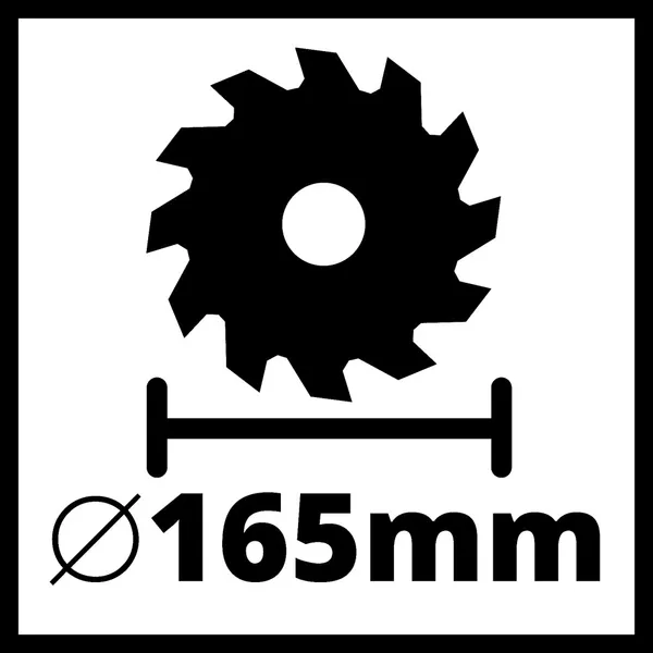 Пила дисковая аккумуляторная Einhell TP-CS 18/165 Li BL-Solo бесщеточная 18В 5000об/мин 165х20мм 2.95кг без АКБ и ЗП купить в Украине