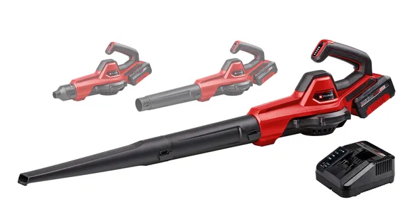 Воздуходув универсальный аккумуляторный Einhell GE-UB 18/250 Li E 1x4.0Ah, PXC, 18В, аккумулятор 4 Ач, 15000 об/мин, 230 км/ч, 120 м3/ч, 1.78 кг