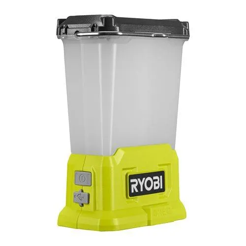 Ліхтар кемпінговий акумуляторний Ryobi ONE+ RLL18-0, 850лм, USB для заряджання пристроїв, 3 функції освітлення (без АКБ та ЗП) замовити