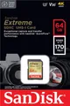 Карта пам'яті SanDisk SD   64GB C10 UHS-I U3 R170/W80MB/s Extreme V30