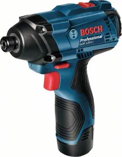 Дриль-гайковерт ударний акумуляторний Bosch GDR 120-LI 12V 1300/2600об·хв 100Нм М4-М12 1.1кг без АКБ та ЗП фото