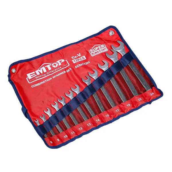 Набор ключей комбинированных EMTOP ECSS11201, 12 шт