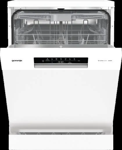 Посудомийна машина Gorenje, 16компл., A+++, 60см, дисплей, 3 кошика, AquaStop, білий