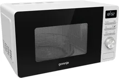 Микроволновая печь Gorenje, 20л, электр. управл., 800Вт, гриль, дисплей, белый фото