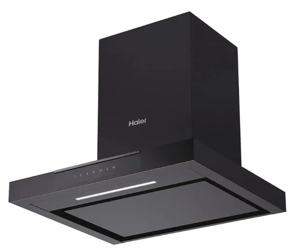 Вытяжка Haier Т-образная, 59см, 883м куб час, черный