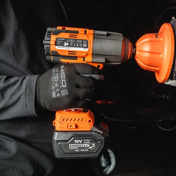 Заказать Перчатки рабочие Neo Tools комплект 12шт, полиэстер с нитриловым покрытием, р.11, серо-черный с доставкой