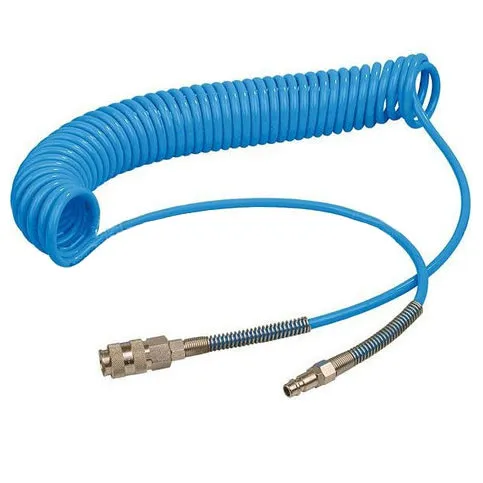 Шланг спиральный 5 м, 5х8 мм полиуретановый MIOL 81-330 с соединениями цена в Украине