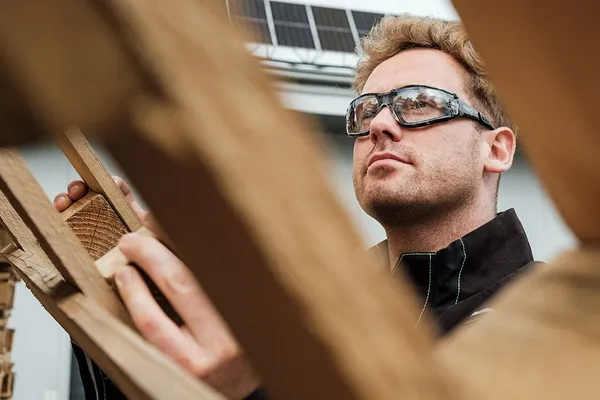 Окуляри захисні Neo Tools протиосколкові, клас захисту FT, гумові дужки, полікарбонат, прозорі с доставкой