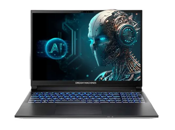 Ноутбук Dream Machines RG4070-16 16FHD+ IPS, Intel U7-155H, 32GB, F1TB, NVD4070-8, DOS, чорний