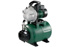 Насосна станція Metabo HWW 4000/25 G, 1100 Вт, 4 куб/год, висота подачі 46м, всмоктування до 8 м, ресивер 24л, 17.2 кг фото