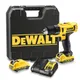 Дриль-шурупокрут DeWalt XR Li-Ion 12В акб 2х2А·год 24Нм 400-1500об/хв патрон 10мм ЗП кейс 1.1кг
