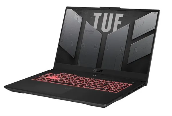 Ноутбук ASUS TUF Gaming A17 FA707NUR-HX052 17.3" FHD IPS, AMD R7-7435HS, 16GB, F512GB, NVD4050-6, noOS, Серый