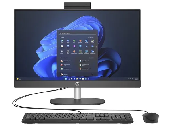 Комп'ютер персональний моноблок HP 245-G10 23.8" FHD IPS AG, AMD R3-7320U, 8GB, F512GB, UMA, WiFi, Win11P, чорний