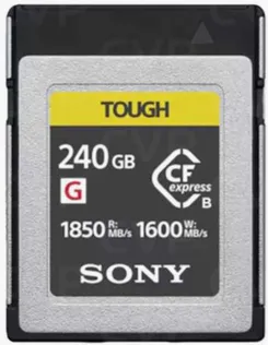 Карта пам'яті Sony CFexpress Type B 240GB R1850/W1600MB/s Tough фото