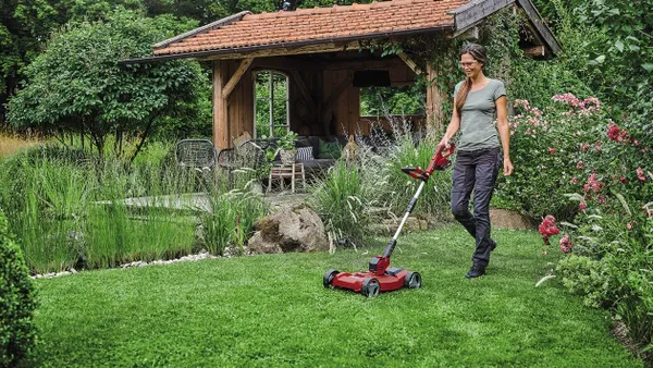 Триммер аккумуляторный Einhell GE-CT 18/28 Li TC-Solo 18В 8500об/мин 28см леска и тележка 2.15кг без АКБ и ЗП в наличии