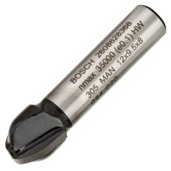 Фреза галтельная Bosch Professional Std S8 R6 D12 L9.2