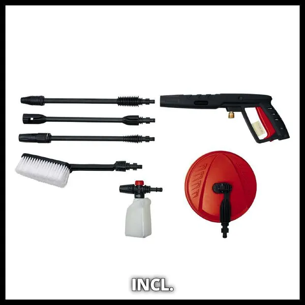 Минимойка высокого давления Einhell TE-HP 140, 1900Вт, 140бар, 420л/час, шланг 5м, 11.5кг цена в Украине