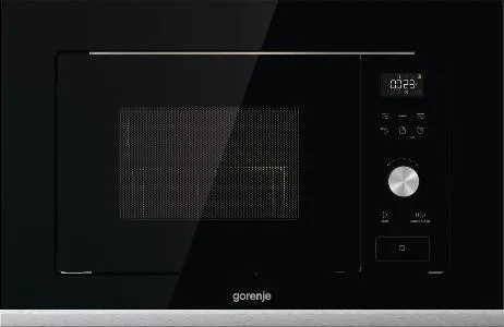 Микроволновая печь Gorenje встраиваемая, 20л, электр. управл., 800Вт, гриль, дисплей, черный