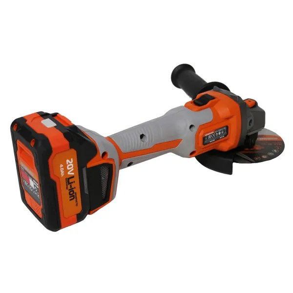 Бесщеточная аккумуляторная болгарка 125 мм, 20 В Rebiner RAG-125BLK/20Li в кейсе отзывы