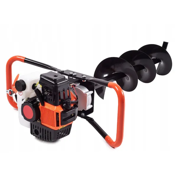 Мотобур с тремя шнеками Boxer BX-121 бензобур отзывы