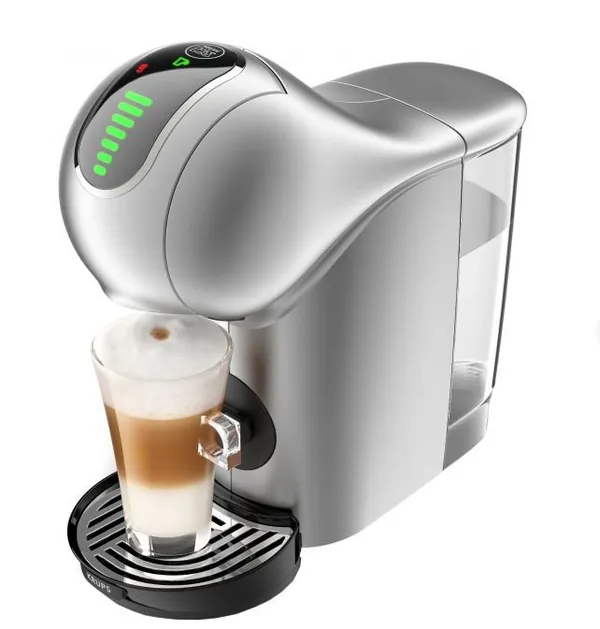 Кавоварка Krups капсульна Dolce Gusto Genio S Touch, 0.8л, капсули, сенcорне керування, сріблястий