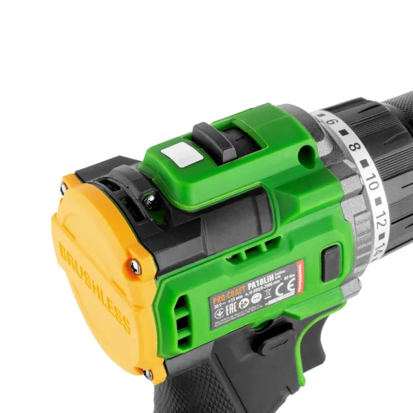 Замовити Безщітковий акумуляторний шуруповерт Procraft PA18 LiH в кейсі (1 АКБ 2 А/год) з доставкою