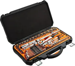 Набiр торцевих ключів Neo Tools 1/4, 1/2 CrV, 71 шт. фото