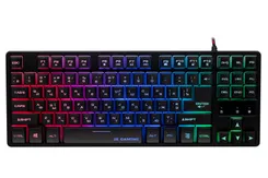 Клавиатура мембранная 2E GAMING KG290 87key, USB-A, EN/UA/RU, LED, чёрный фото