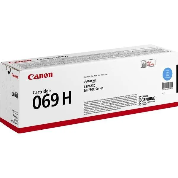 Картридж Canon 069H MF752Cdw/MF754Cdw/LBP673Cdw Cyan (5500 стр.)