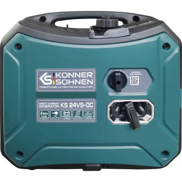 Купить Генератор постоянного тока бензиновый Konner&Sohnen KS 24VS-DC 24-27В 60А электростартер 21кг