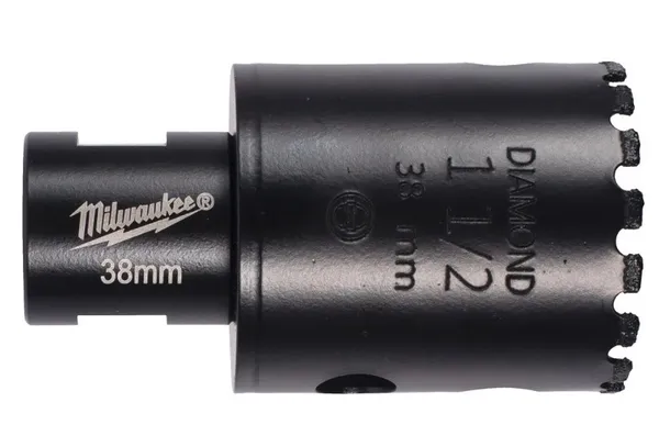 Коронка алмазна M14 Diamond Max MILWAUKEE, O38мм (суха)