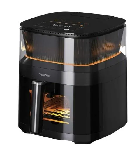 Мультипечь Sencor Vita, 1500Вт, чаша-5л, сенсорное управл., 10 программ, пластик, с окошком, черный