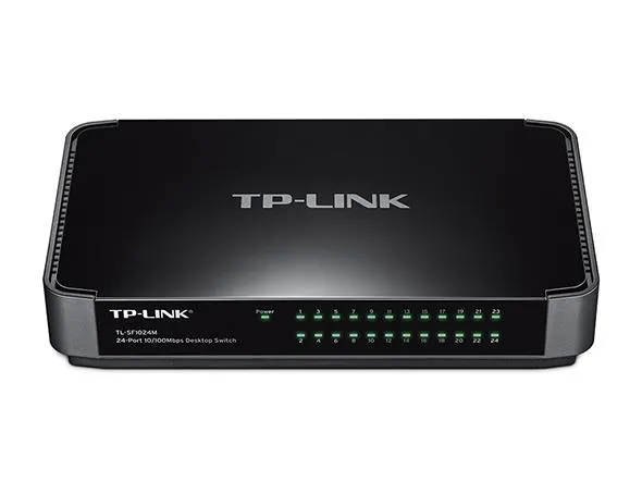 Коммутатор TP-LINK TL-SF1024M 24xFE, Неуправляемый