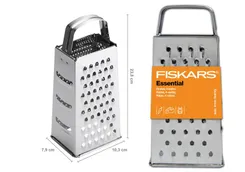 Терка 4-х стороння Fiskars Essential, 23см, нержавіюча сталь фото