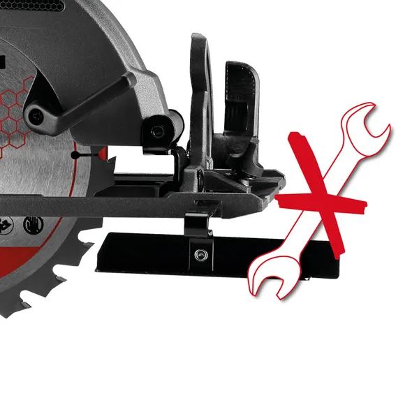 Пила дисковая аккумуляторная Einhell TP-CS 18/165 Li BL-Solo 18В 4200об/мин 165х20мм 2.9кг (без АКБ и ЗП) купить в Украине