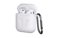 Чохол 2Е для AirPods (Gen 1-2, 2016-2019), Pure Color Silicone Imprint (3.0mm), білий фото