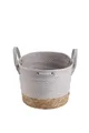 Корзина ARDESTO Minimalism 23х23х19см, бумажный шпагат, рогожка, серая
