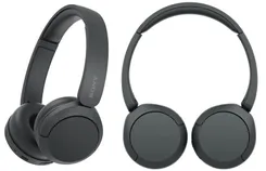 Наушники On-ear Sony WH-CH520 BT 5.2, SBC, AAC, Wireless, Mic, Черный фото