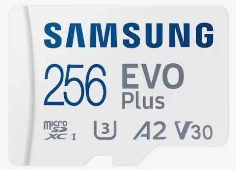 Карта пам'яті Samsung microSD 256GB C10 UHS-I  R130MB/s Evo Plus + SD