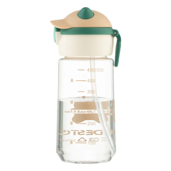 Пляшка для води Ardesto Bear 550мл, пластик, зелений замовити