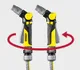 Зрошувач ручний Karcher "Plus", пістолетний, поворотне руків'я, регулювання напору води, регулювання форми струменя води ціна в Україні