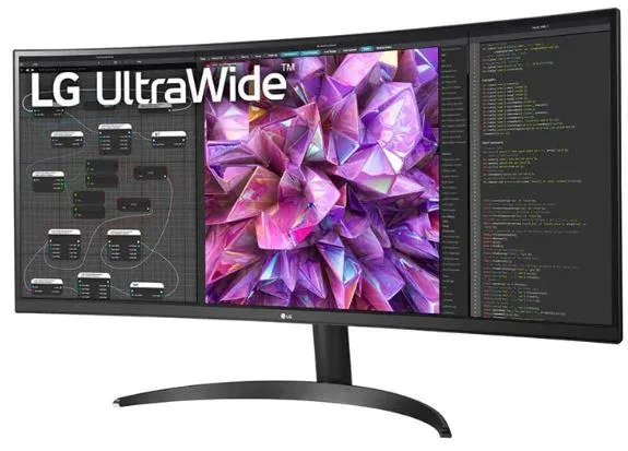 Монітор LG 34" 34WQ60C-B 2xHDMI, DP, Audio, IPS, 3440x1440, 21:9; sRGB 99%, CURVED, HDR10