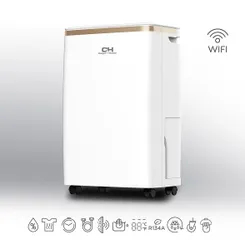 Осушитель воздуха Cooper&Hunter CH-D005WD8-12LDWF, 10л/сутки, 28м.кв , 110м3/час, 145Вт, 3л, дисплей, эл.упр-ие, WI-FI, таймер, ионизатор, автооткл., белый фото