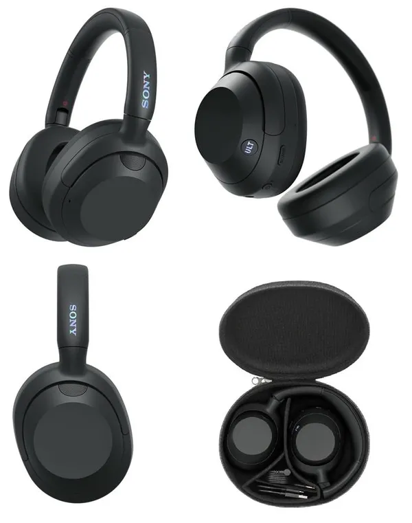 Навушники Over-ear Sony ULT WEAR BT 5.2, ANC, AAC, LDAC, Wireless, Mic, Чорний