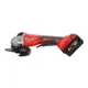 Купити Шліфмашина кутова - болгарка акумуляторна безщіткова MILWAUKEE M18 BLSAG125XPD-402X діаметр 125мм, 2 акум., зар.пристр., дінакей