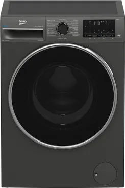 Стиральная машина Beko фронтальная, 8кг, 1200, A+++, 56см, дисплей, пар, инвертор, графит фото