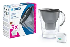 Фільтр-глечик Brita Marella Memo MXPro 2.4л (1.4л очищеної води) з фільтр-картриджем 3шт, графіт фото