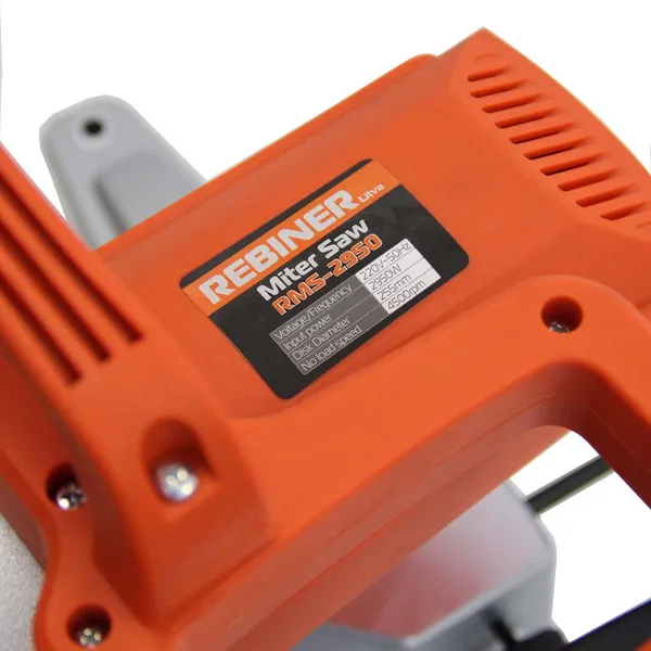 Торцовочная пила (255 мм, 2950 Вт) Rebiner RMS-2950 с протяжкой купить в Украине