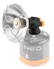 Обогреватель газовый туристический Neo Tools, 92г/час, картриджный, регулятор, пьезоподжиг, черный купить в Украине