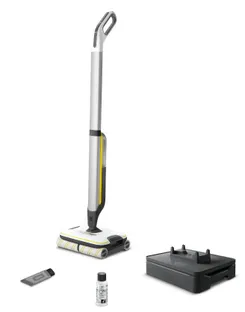 Підлогомийна машина Karcher FC 7 Cordless, вода -0.4л, автон. робота до 45хв, вага-4.3кг, срібний фото